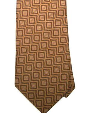 Tie Brown Polyester Neck Tie Florenteen Superba Brand  52 " Long  3 1/2"  Wide